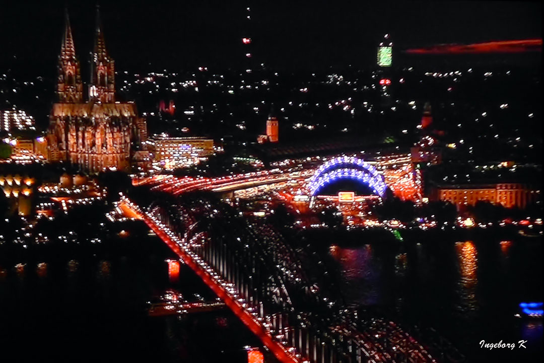 Kölner Lichter - Dom und Hohenzollernbrücke