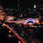 Kölner Lichter - Dom und Hohenzollernbrücke