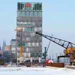 Kölner Rheinauhafen im Winter 2