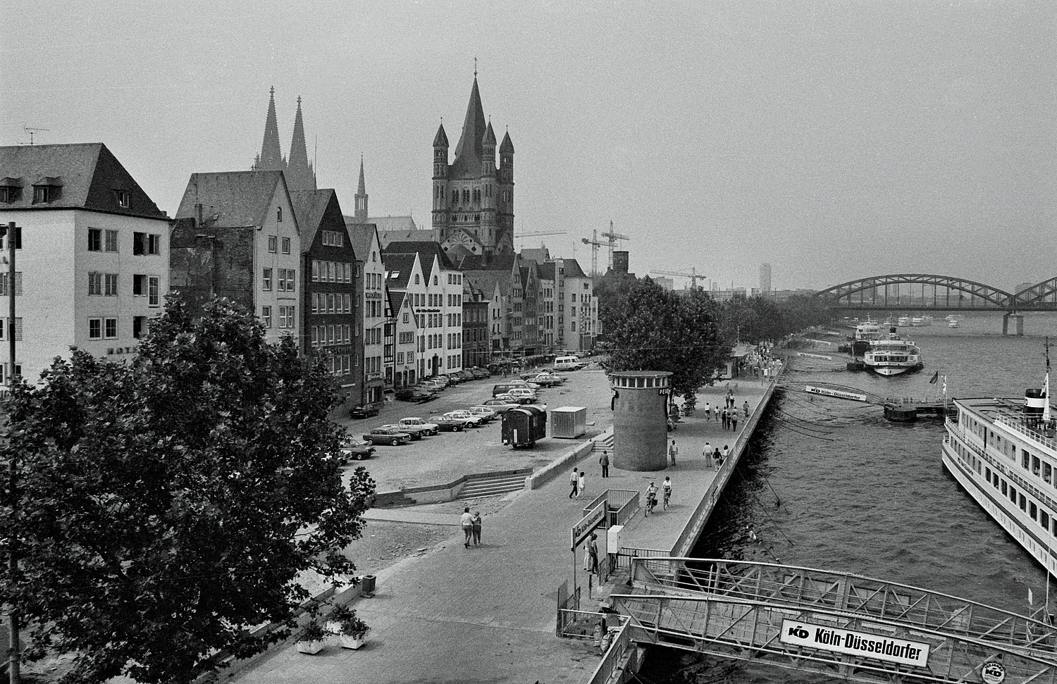 Kölner Rheinufer 1983
