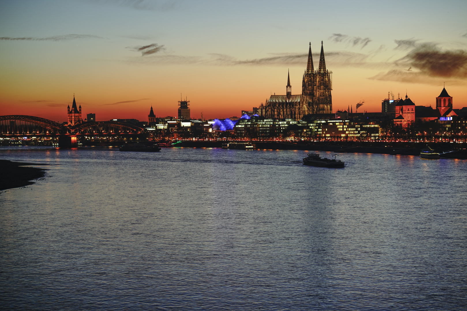 Kölner Sonnenuntergang