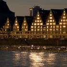 Kölner Speicherstadt am frühen Morgen