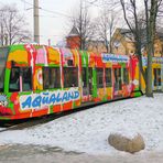 Kölner Straßenbahn im Schnee