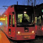 Kölner Verkehrsbetriebe in der Dämmerung 2