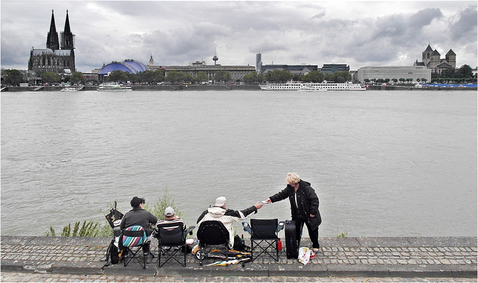 Kölner, wartend...