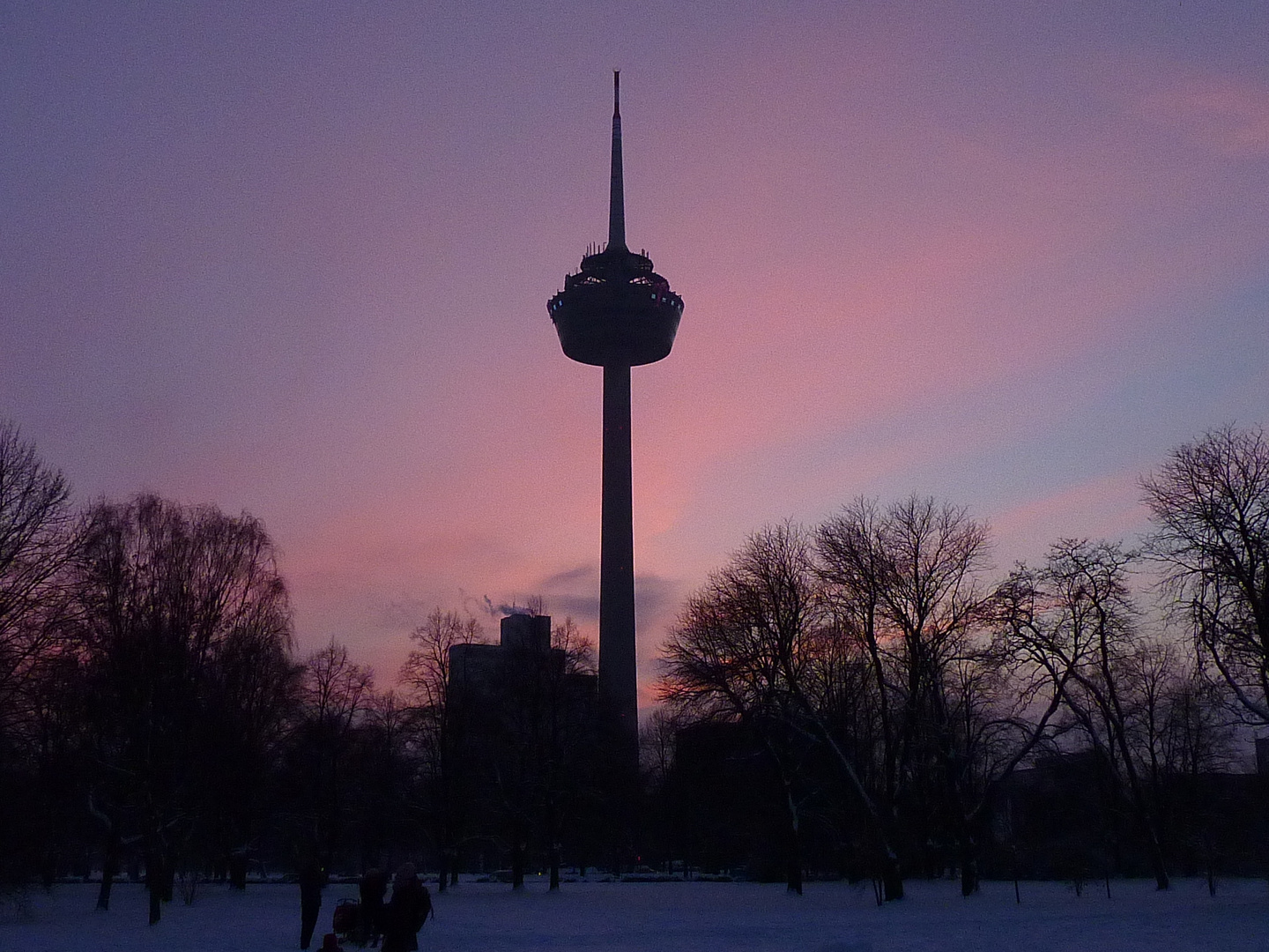 Kölner Wintersonnenuntergang