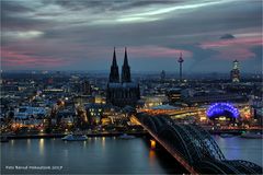 Kölns schönste Aussicht .... Dom ohne Licht