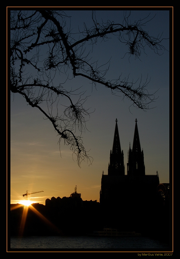 Kölscher Sonnenuntergang