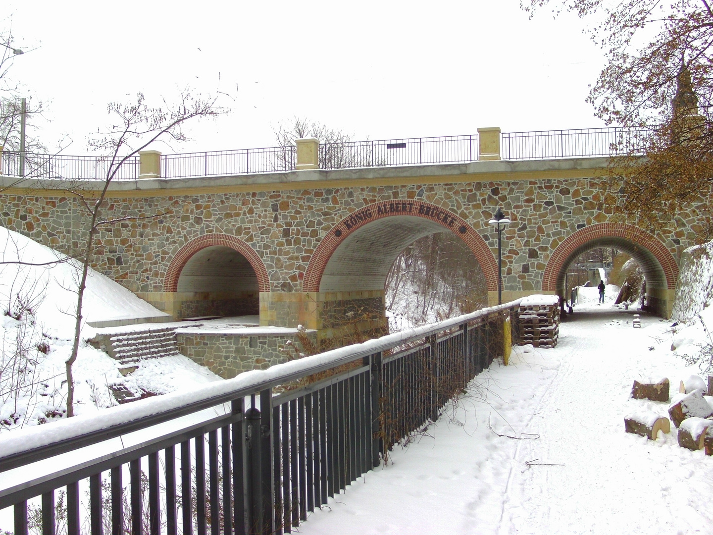 König-Albert Brücke in Leipzig - Karl-Heine Kanal
