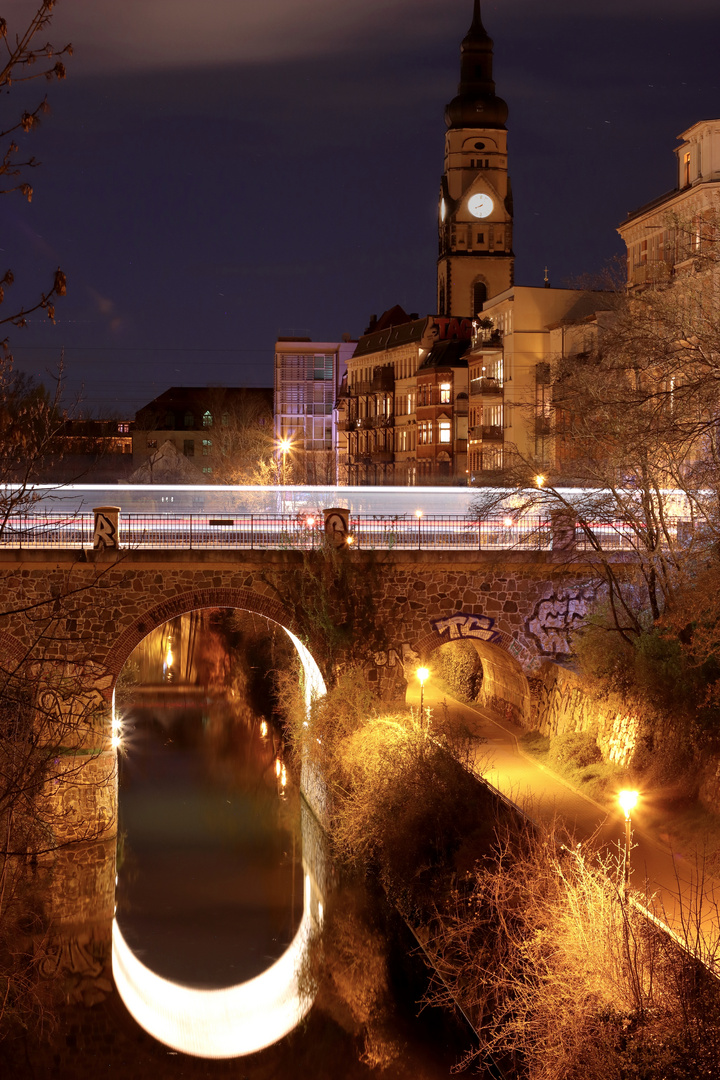 König-Albert-Brücke in Leipzig-Plagwitz, 2024