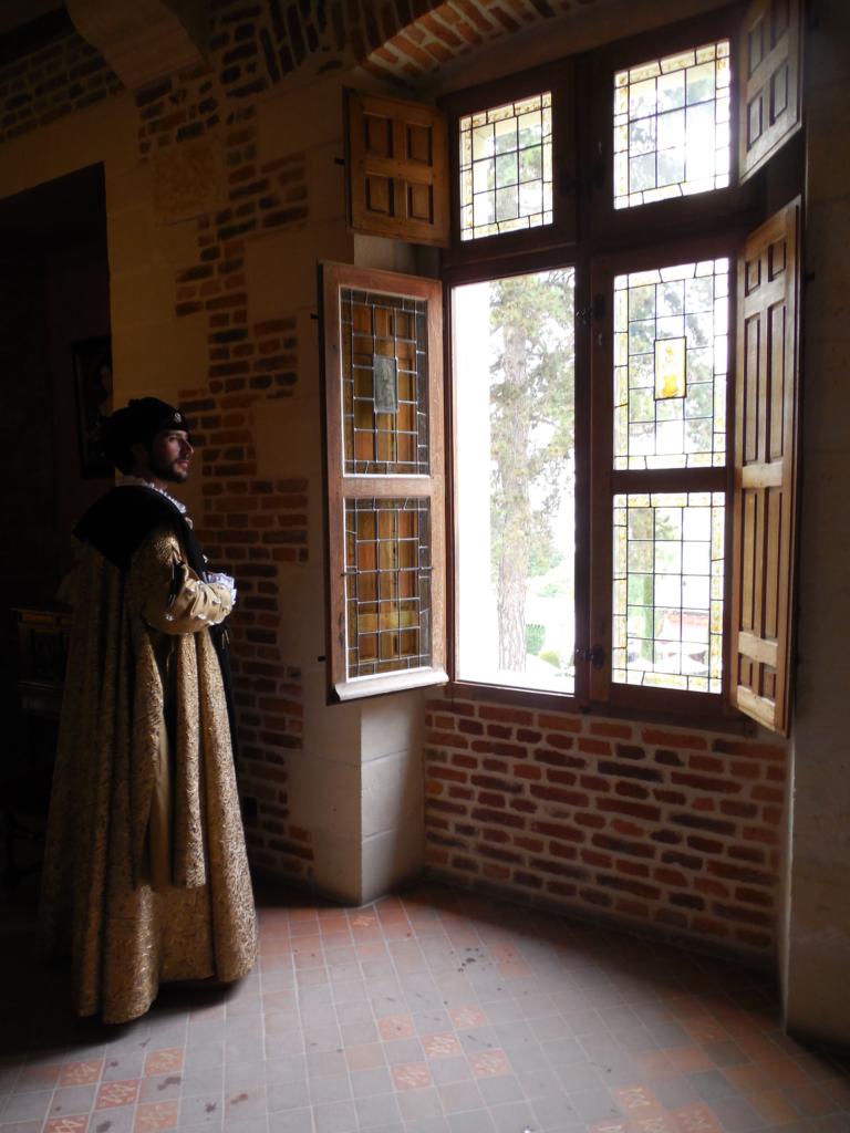 König Franz Schaut aus Leonardos Fenster