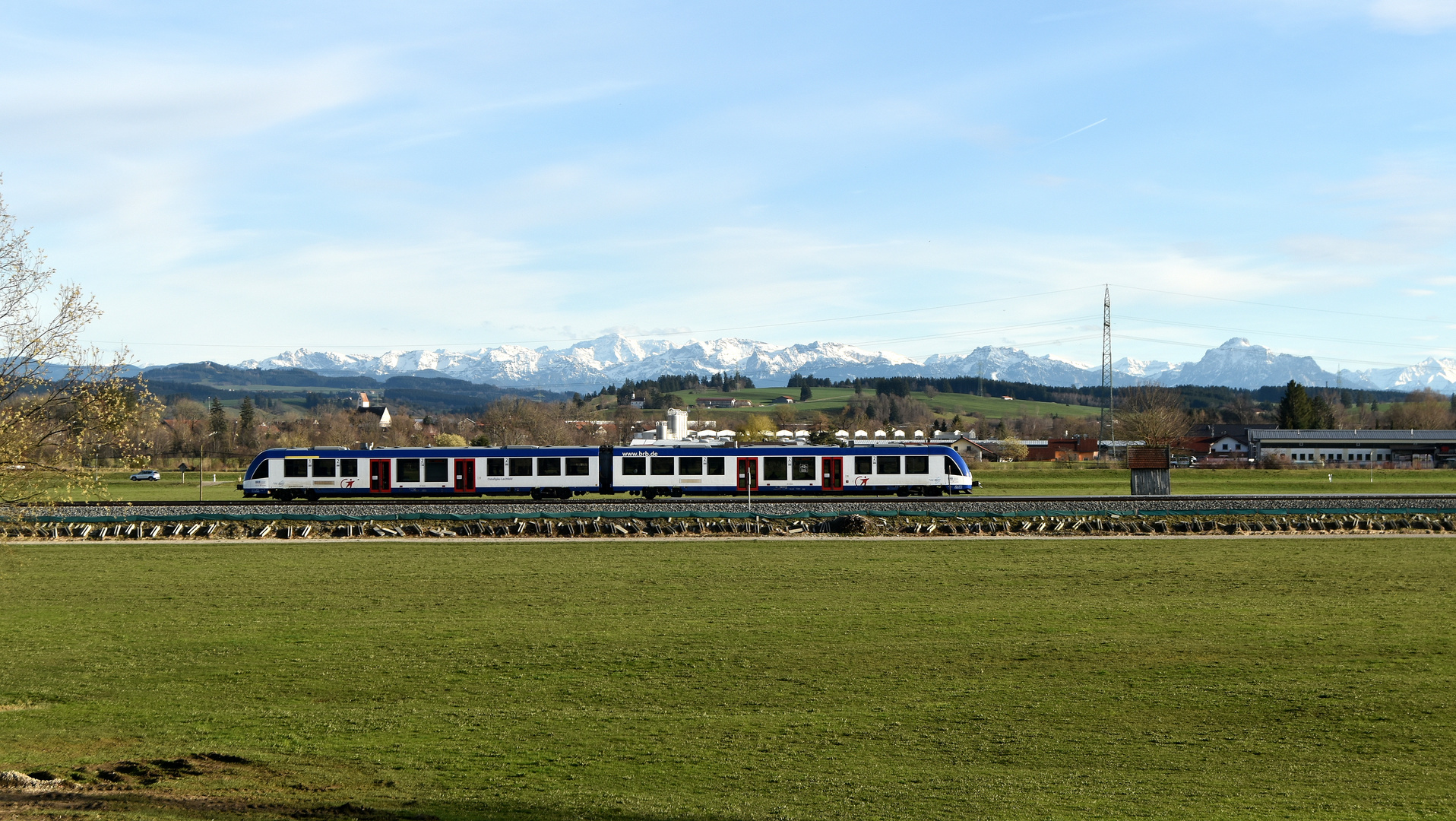 König-Ludwig-Bahn bei Biessenhofen 14.3.2024