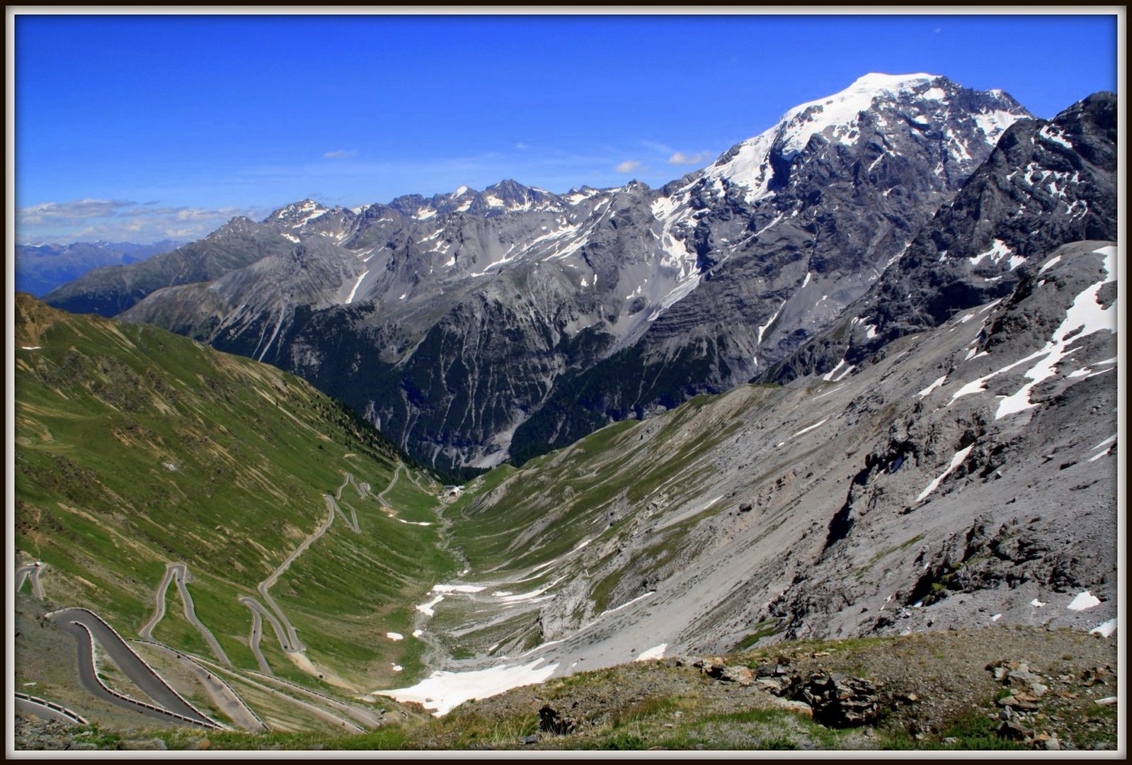 König Ortler über dem Stilfser Joch