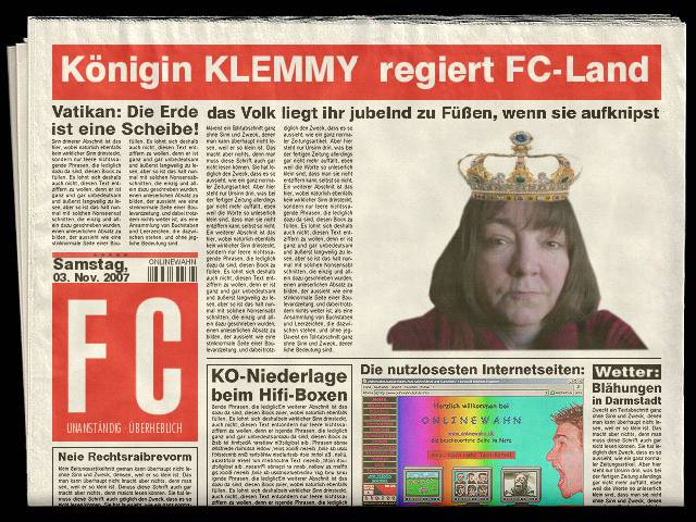 KÖNIGIN KLEMMY die Erste