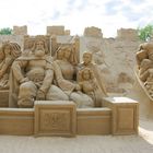 Königliche Familie aus Sand