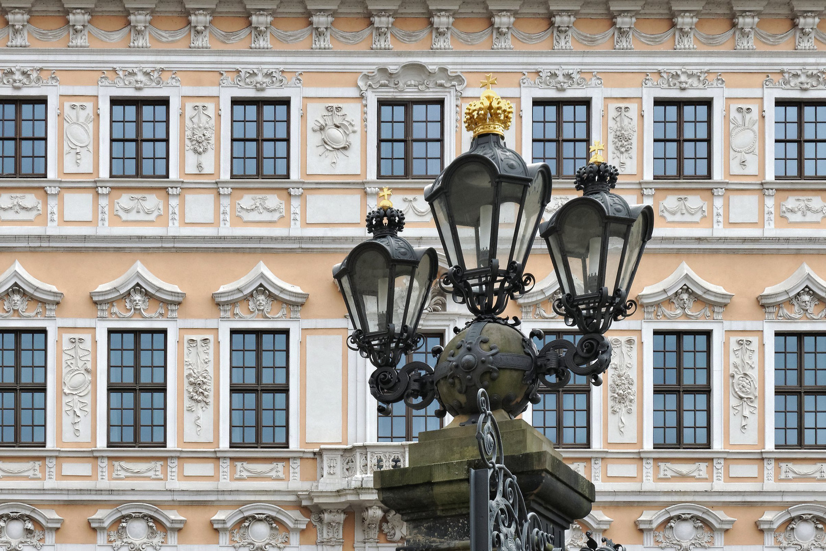 Königliche Laterne Schloss Dresden