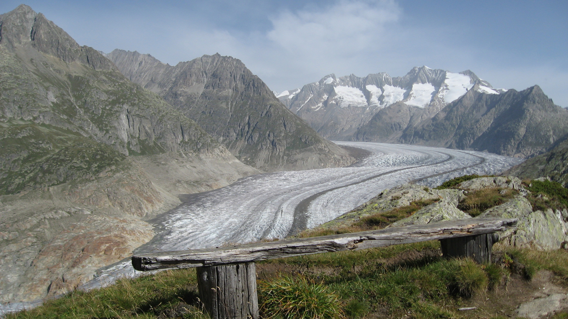 Königlicher Aletschgletscher auf der Bettmeralp