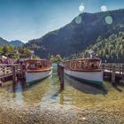 Königsee ... der Ort wo´s losgeht (Hafen Schönau)