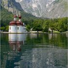 Königsee mit St. Bartholomä und Watzmannostwand