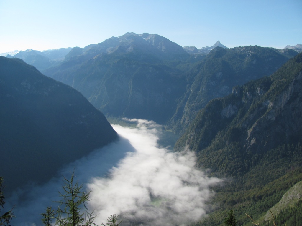 Königsee unter Wolken