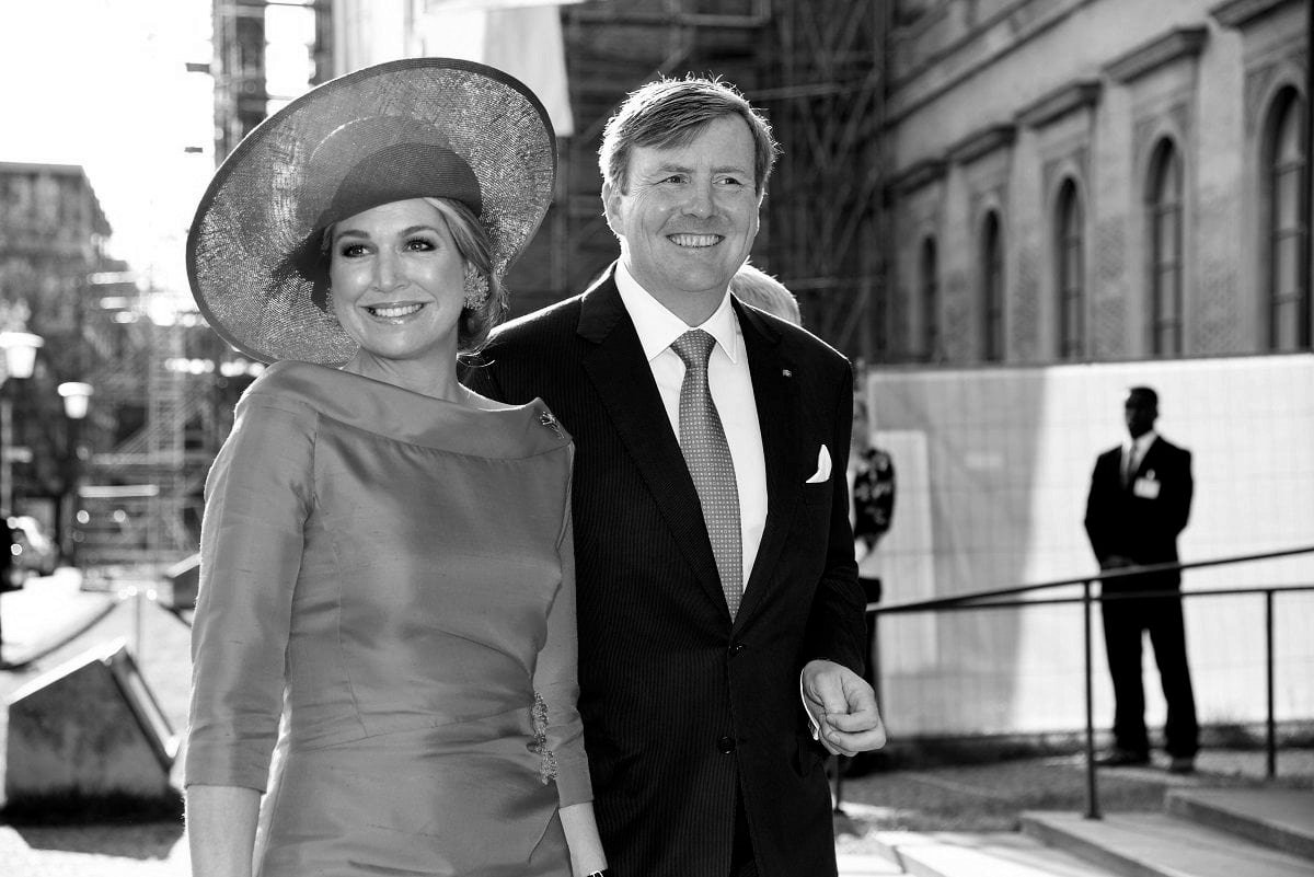 Königspaar der Niederlande, König Willem-Alexander und Königin Máxima  in München am 13. April 2016