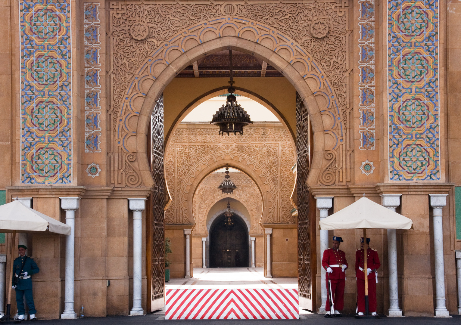 königspalast in rabat (marokko)