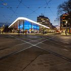 Königsplatz Augsburg bei Nacht