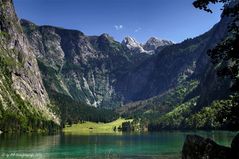 Königssee - Blick zu den Teufelshörnern