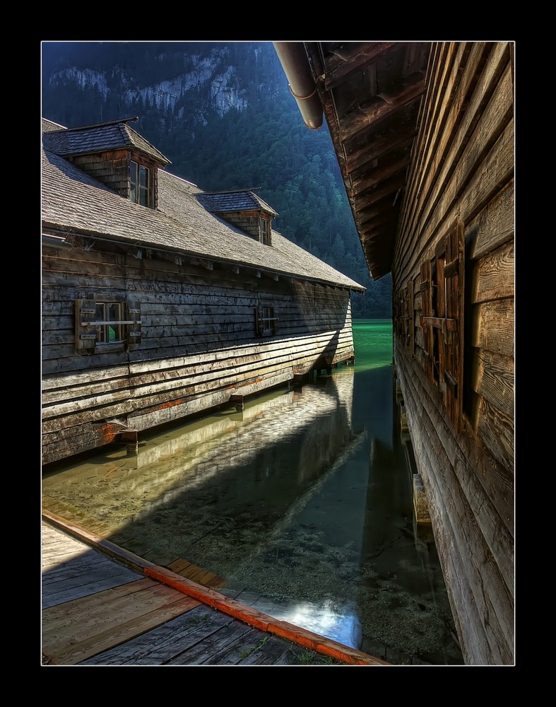 Königssee Bootshäuser