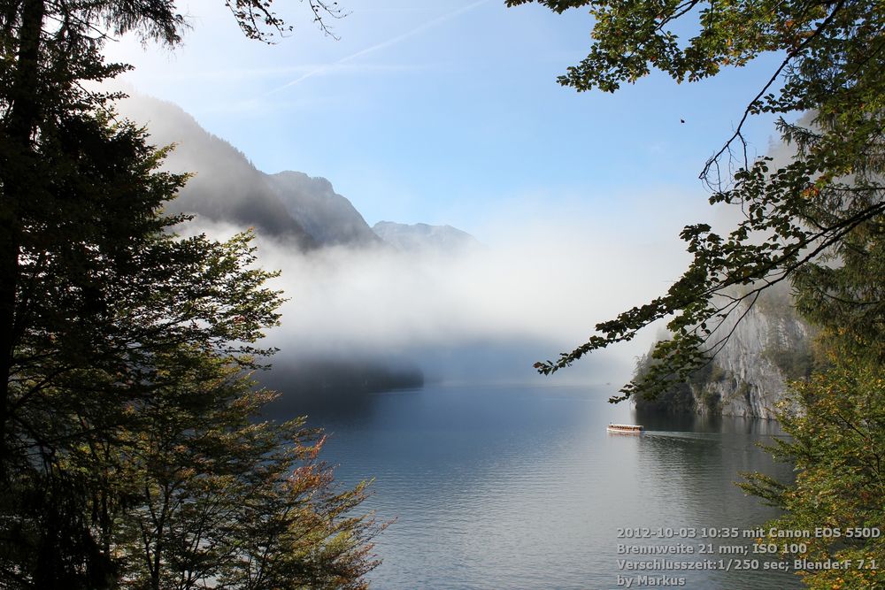 KÖNIGSSEE IM HERBST