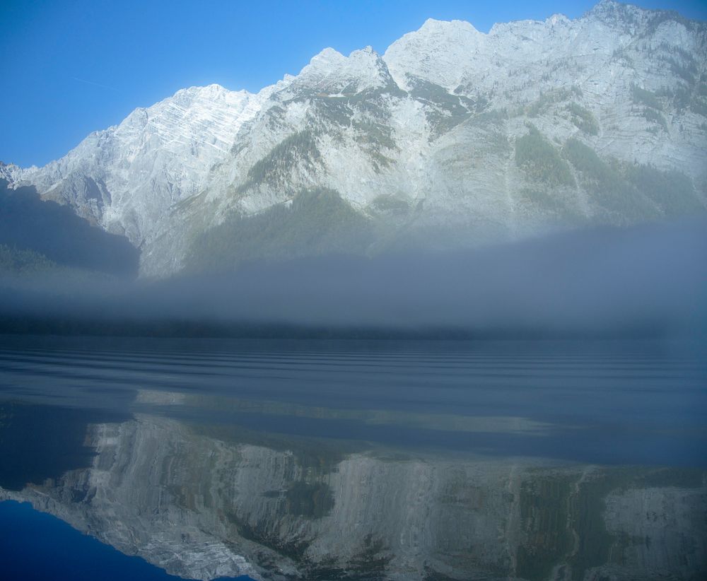 Königssee im Morgendunst