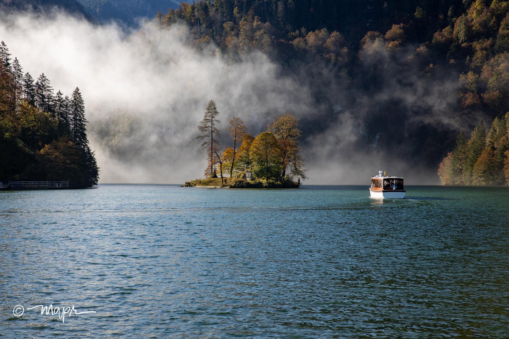 Königssee im Nebel