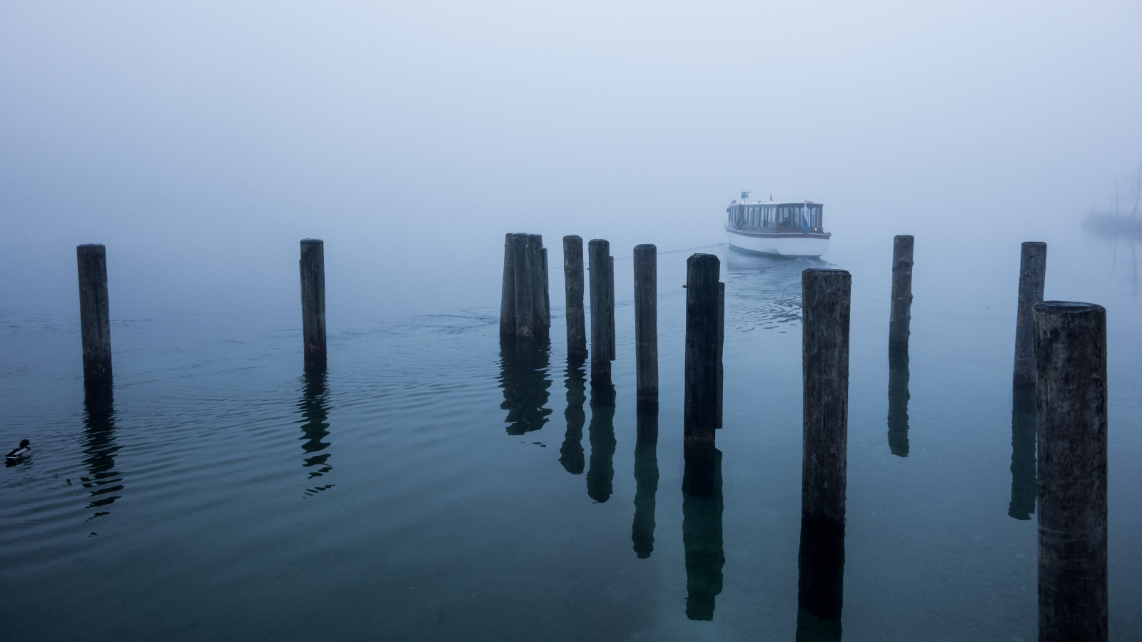 Königssee im Nebel