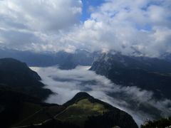 Königssee im Nebel gehüllt