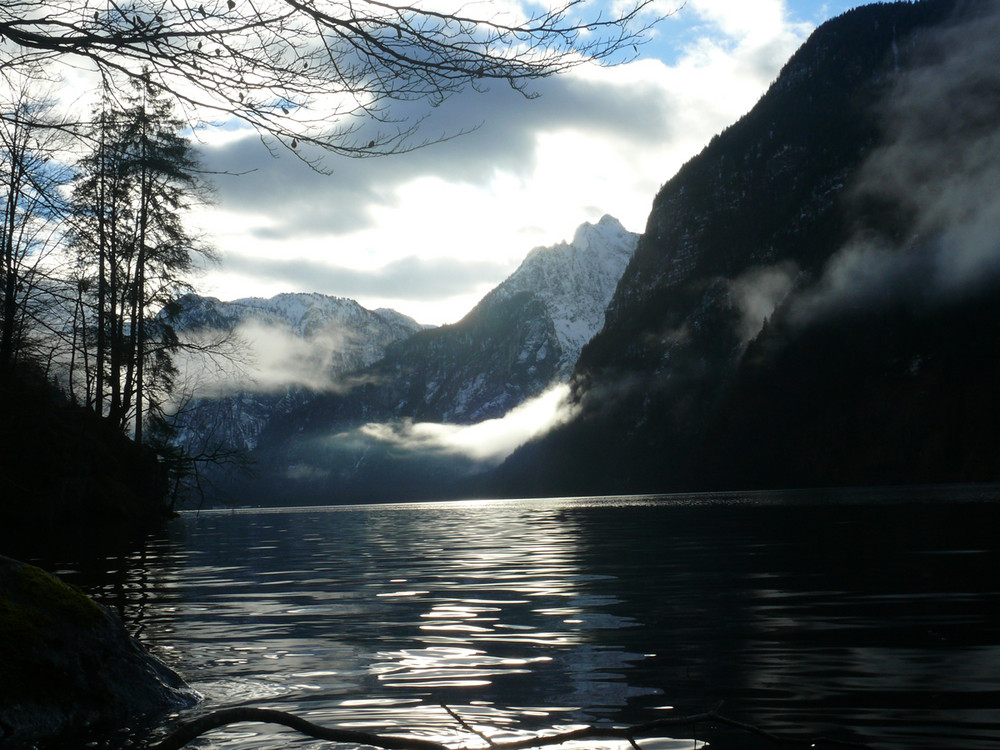 Königssee mit Blick auf St. Bartholomä