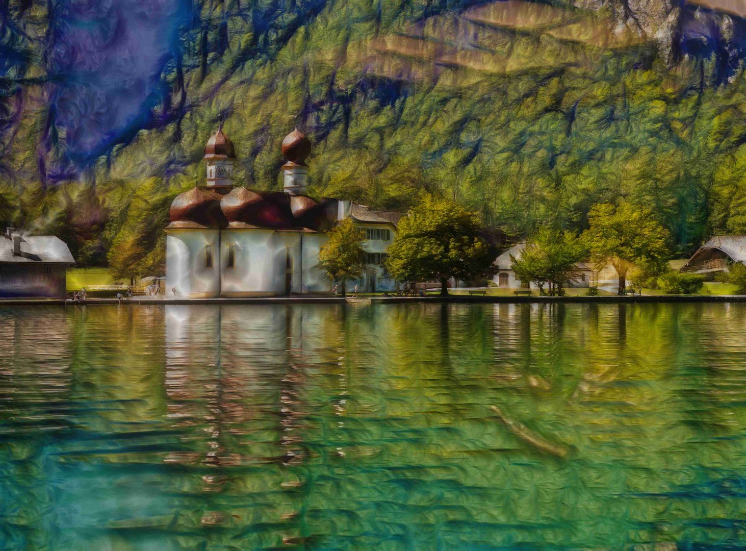 Königssee mit St. Bartholomäus Kirche