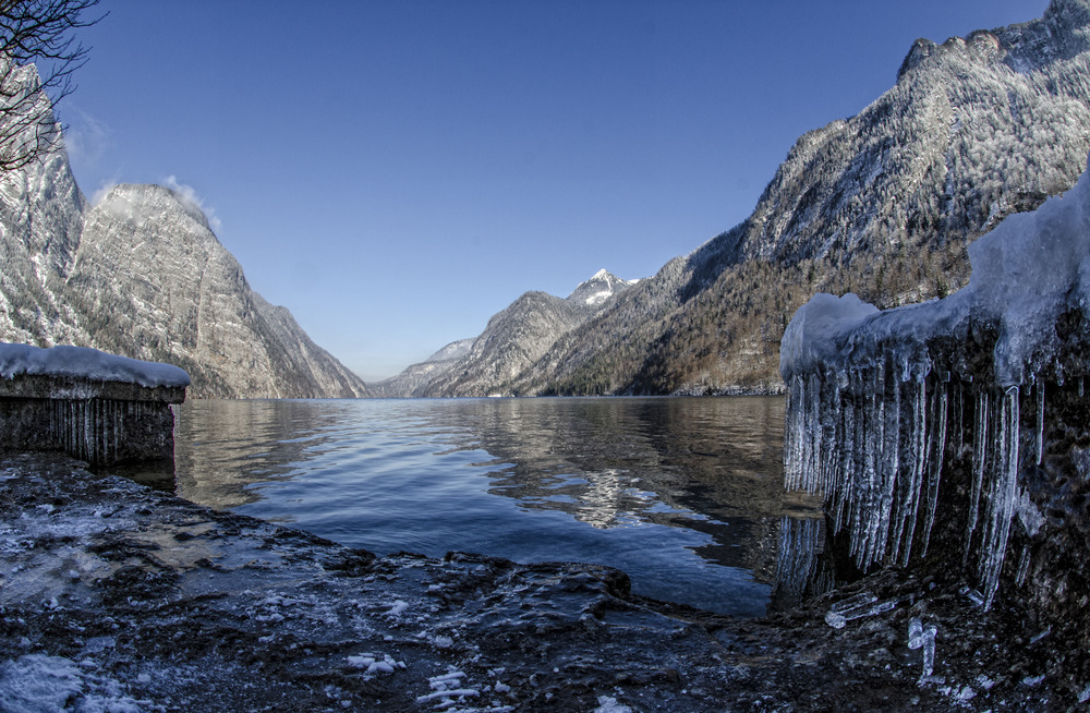 Königssee - St. Bartholomä - Blick zurück