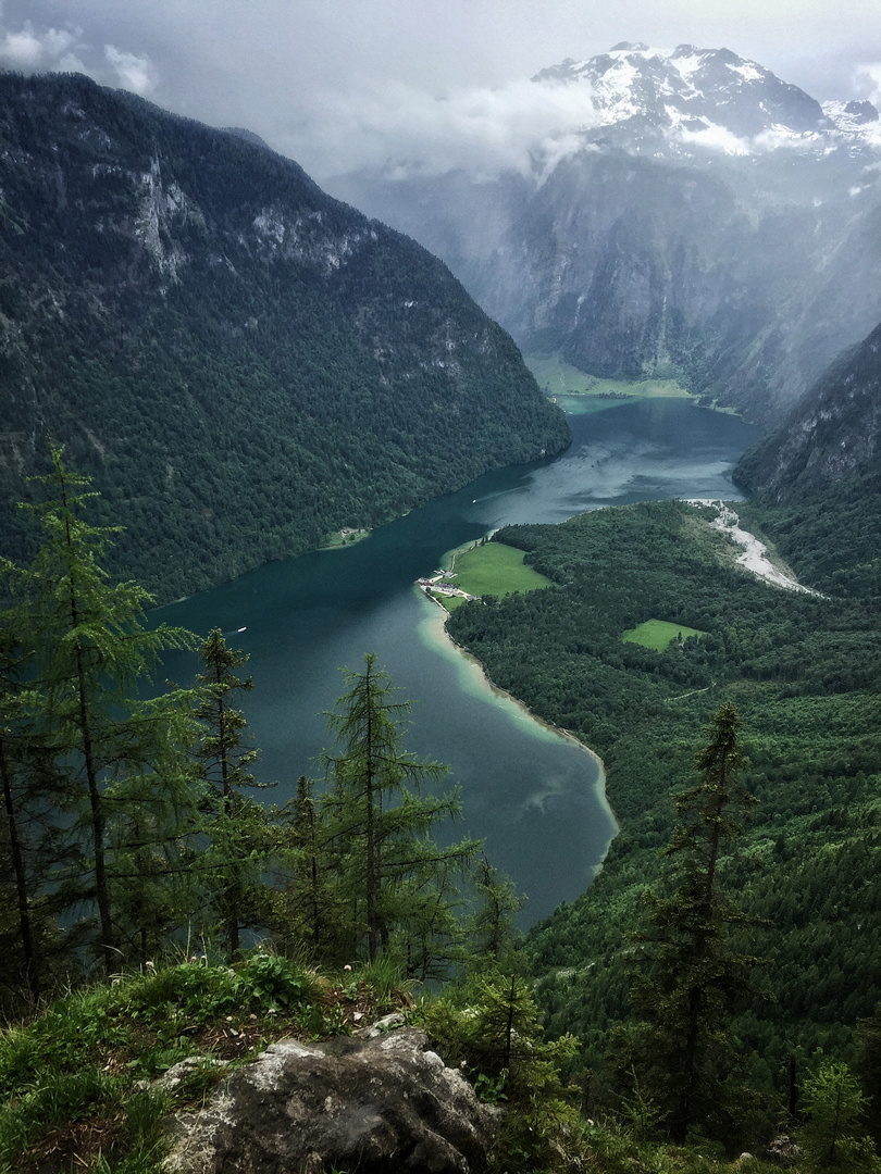 Königssee und Wolken