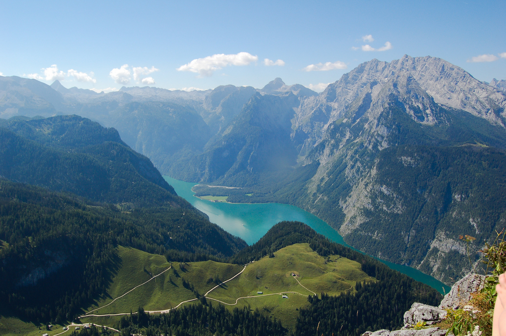 Königssee von oben 