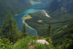 Königsseeblick von der Archenkanzel