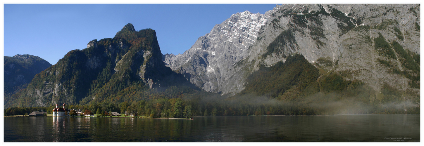 Königsseepanorama vom Boot