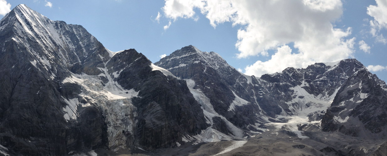 Königsspitze, Zebru und Ortler