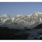 Königsspitze, Zebru und Ortler am Morgen, kein Kummer und Sorgen