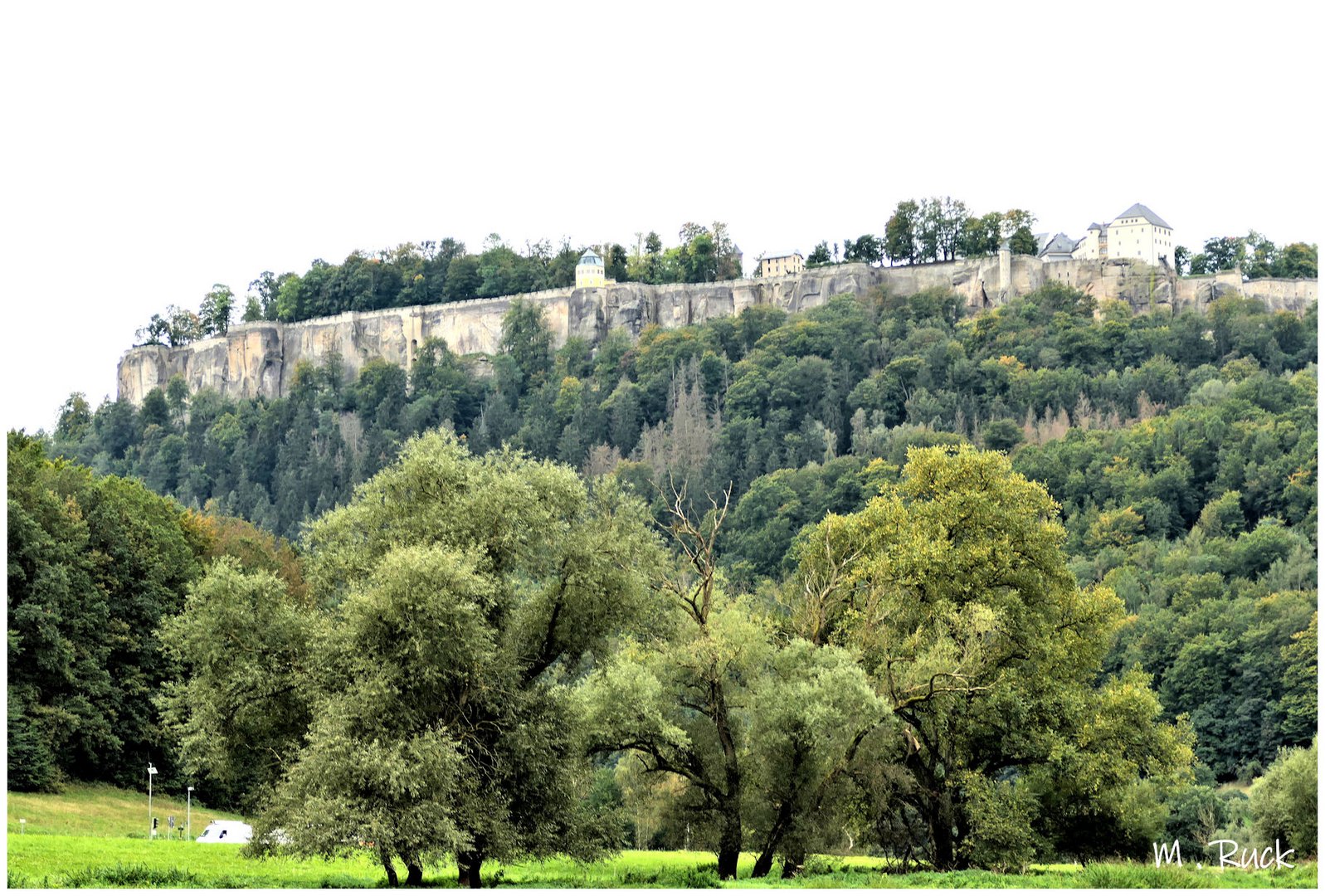 Königstein bekamen wir auch zu sehen ,