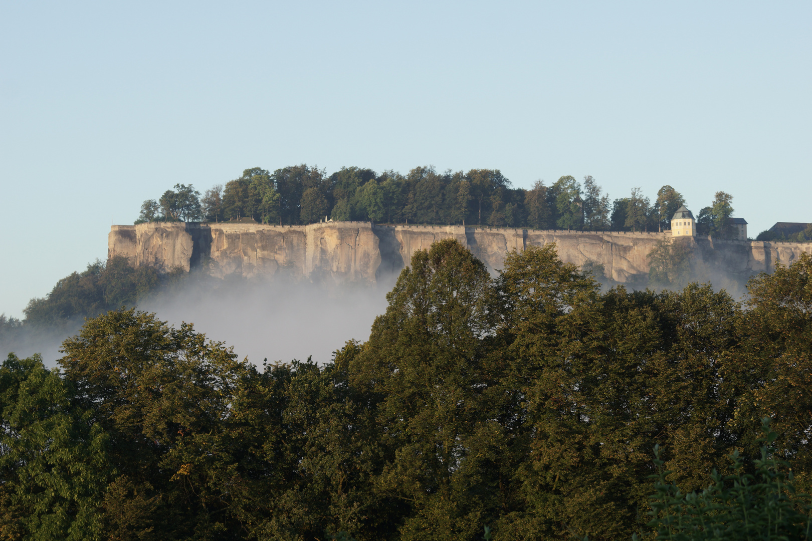 Königstein im Nebel 