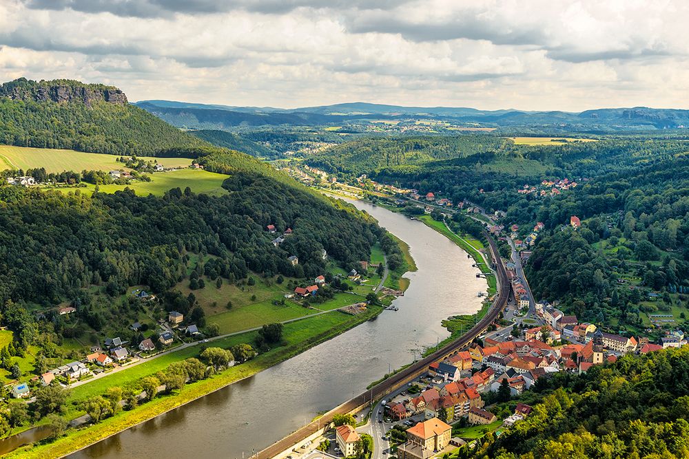 Königstein mit Lilienstein