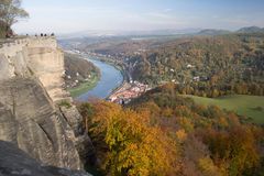 Königstein und Elbe