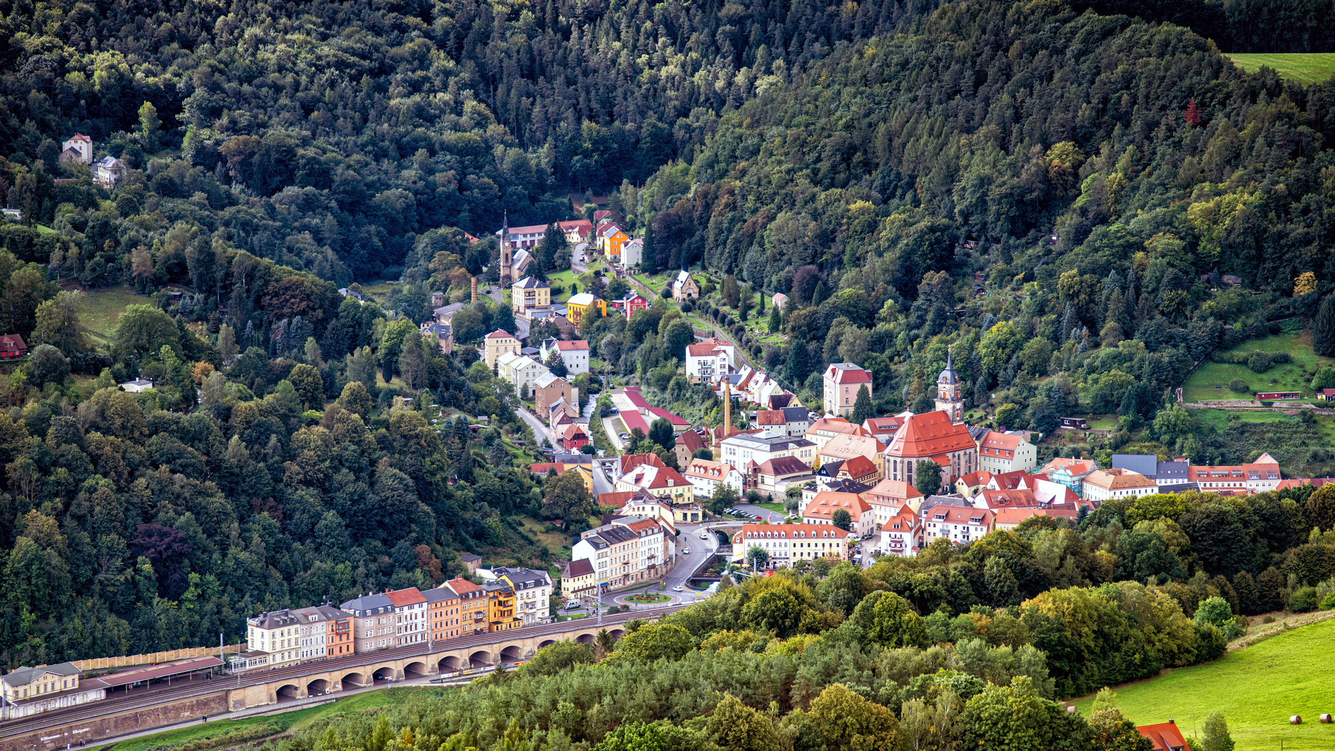 Königstein von Oben