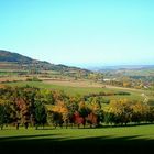 Königswalde (Niederdorf) mit Pöhlberg im Herbst