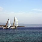 könnte ein Motiv von Hopper sein - war aber eine reale Regatta in Malinska auf Krk